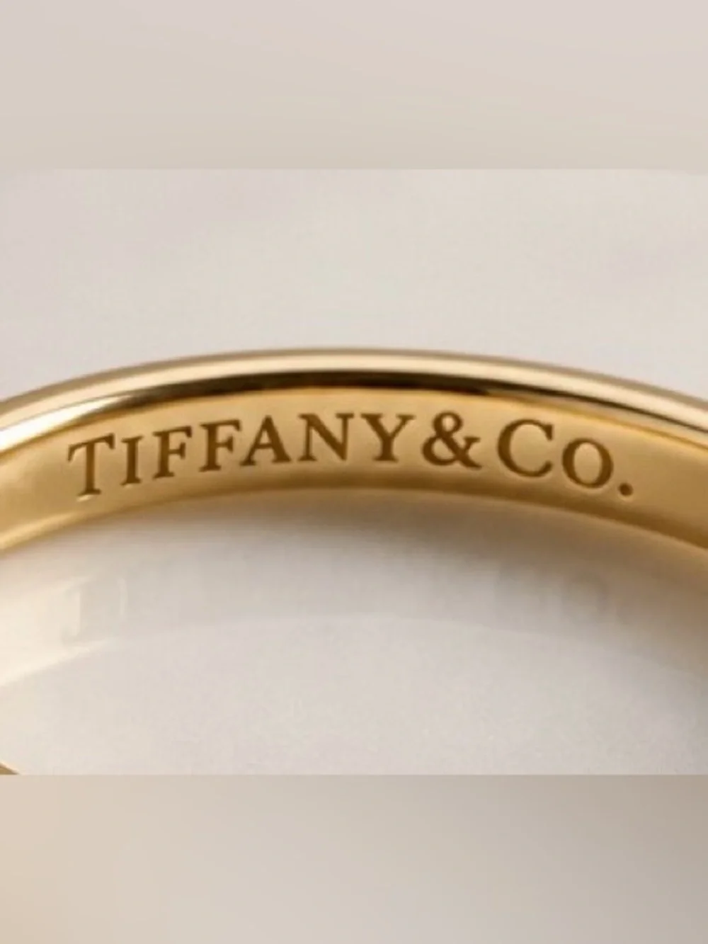 Classic Tiffany & Co  Signature 18k Gold “X” Ring,